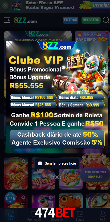 App oficial de cassinos online